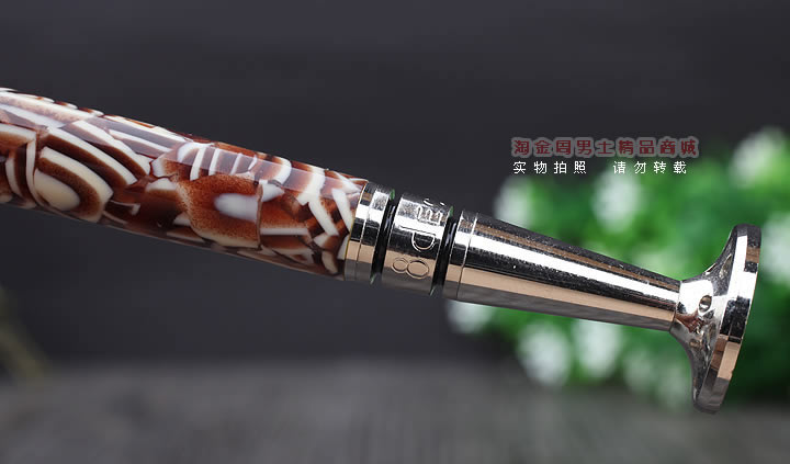 淘金周 8deco镂花防熄火烟斗压棒带通针  碾磨式 club多彩-3