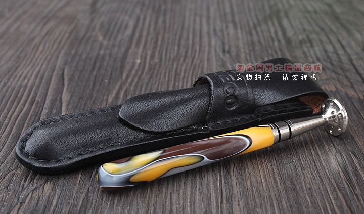 淘金周 8deco镂花防熄火烟斗压棒带通针  碾磨式 club黄彩-4