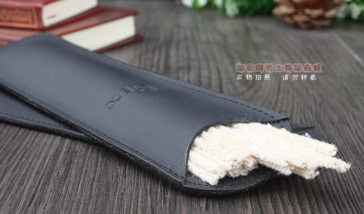 淘金周 8deco 随行携带牛皮通条袋 烟斗工具 烟斗配件-1