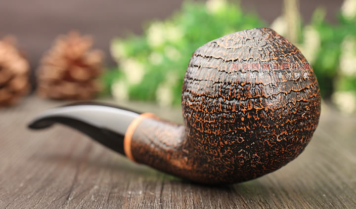 原装进口 德国华云VAUEN石楠木烟斗 曼巴Mamba 5537-2