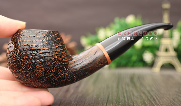 原装进口 德国华云VAUEN石楠木烟斗 曼巴Mamba 5537-8